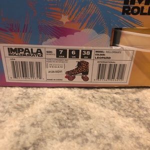 Impala Leopard Print Roller Skates